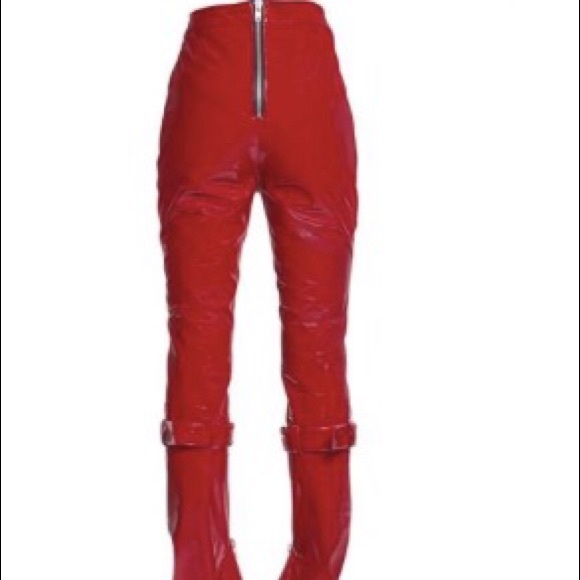 DILARA FINDIKOGLU high waited patent leather pants - Picture 5 of 7